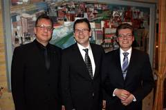 Udo Keller, Dr. Olaf Tauras, Heiko Korries (v.l.n.r.)